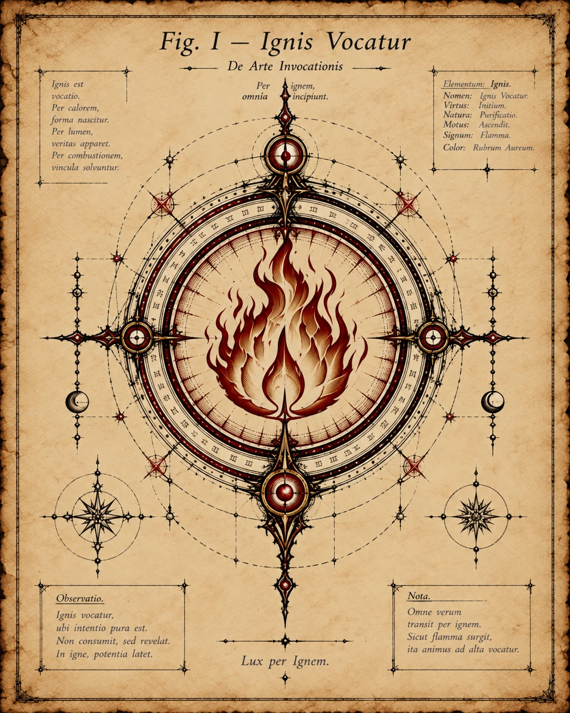 Fig. I — Ignis Vocatur, Fire Is Called.