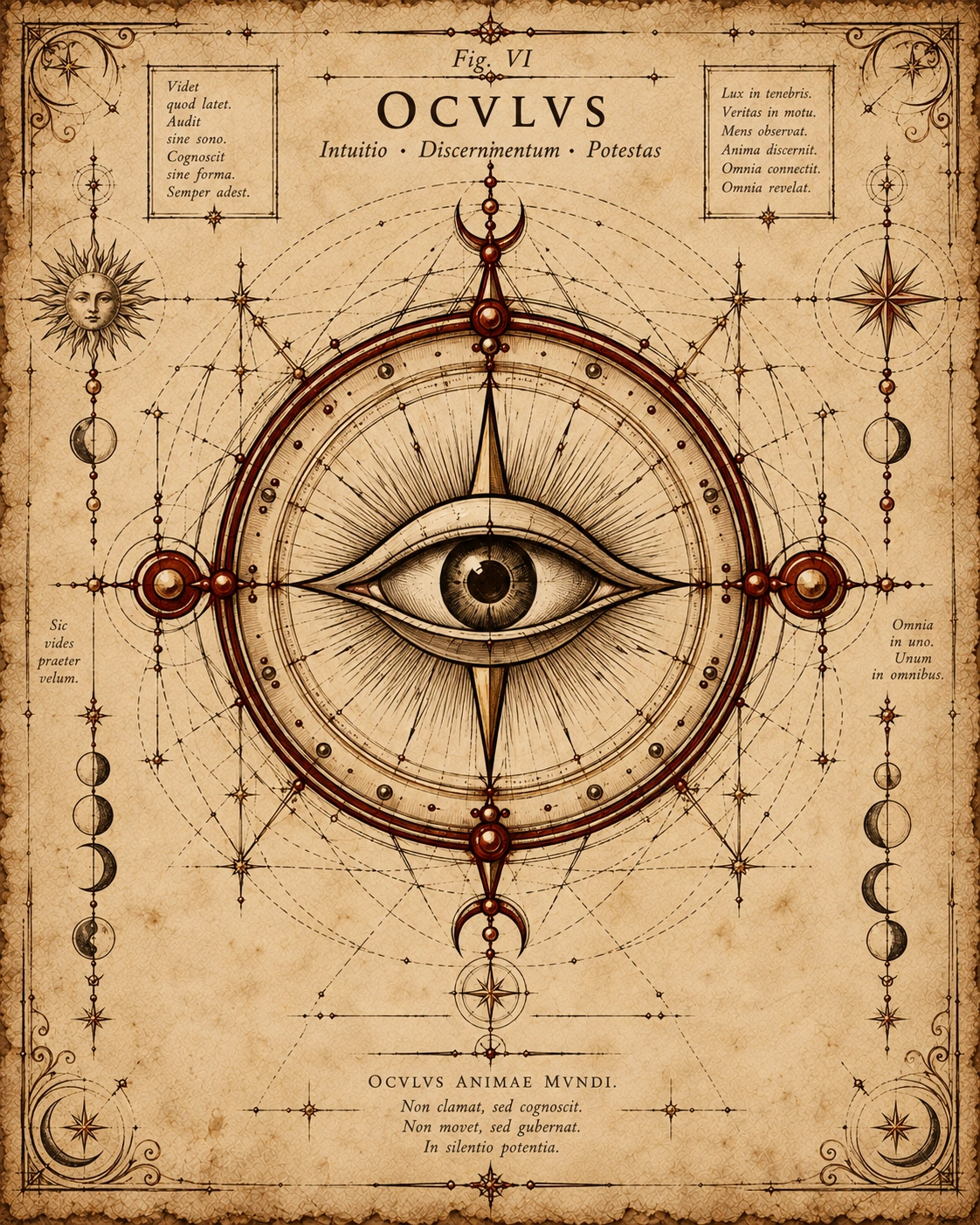 Fig. VI — Oculus, the Eye of Recognition.
