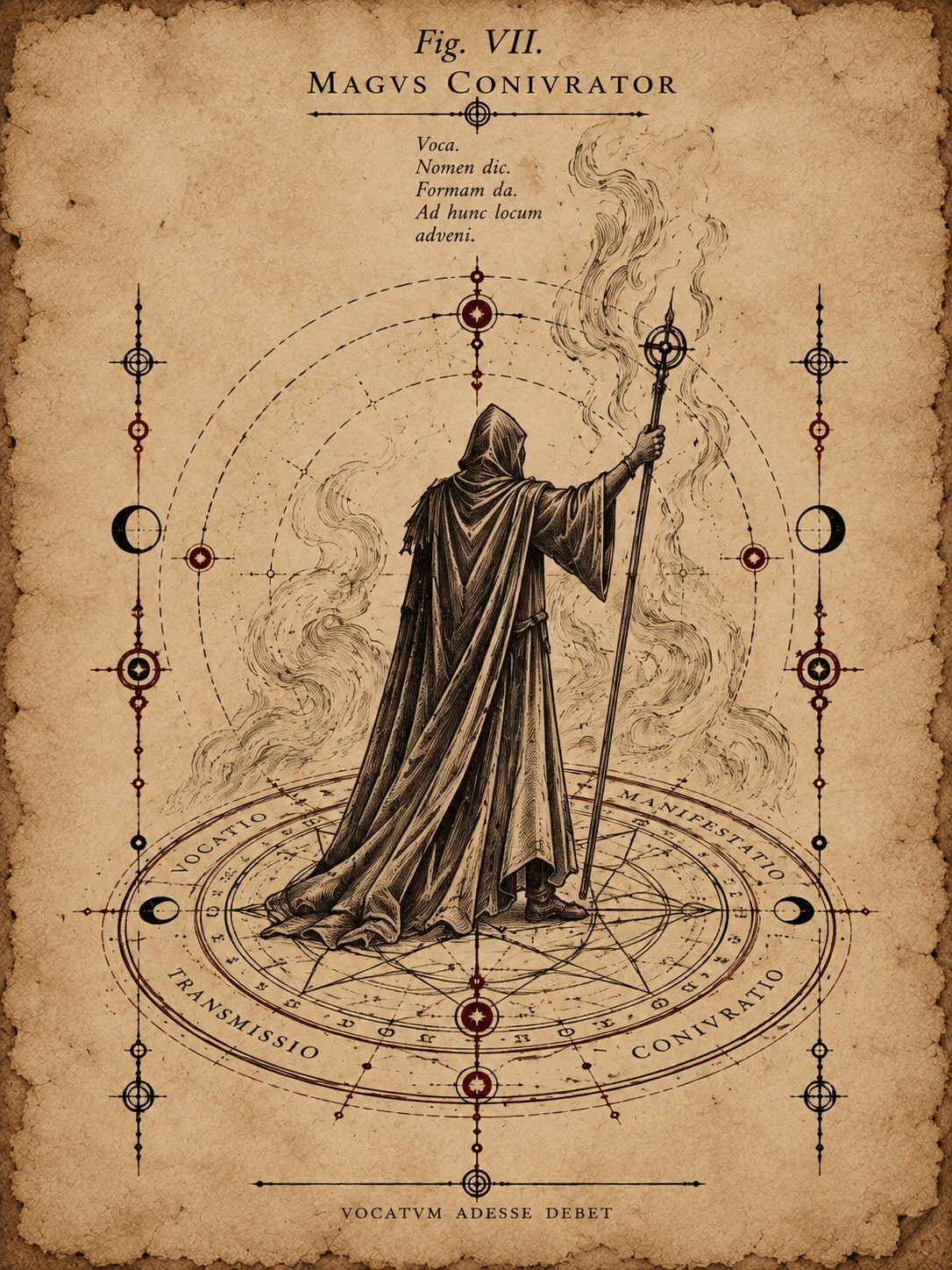 Fig. VII — Magus Coniurator, the Conjurator.