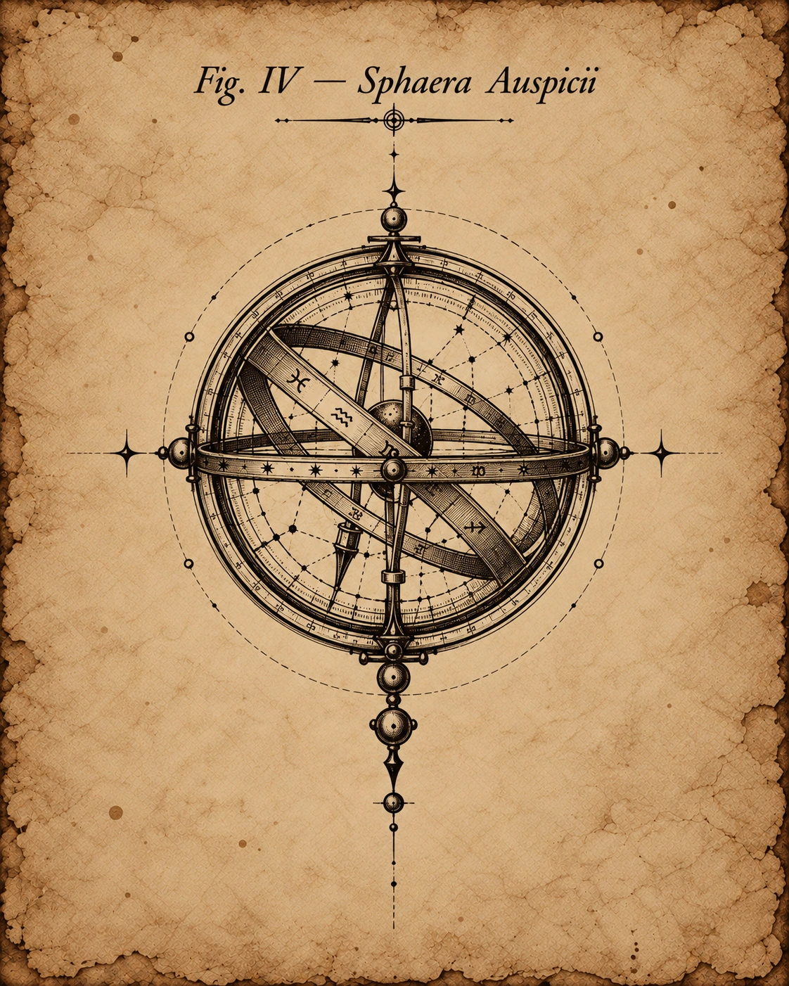 Fig. IV — Sphaera Auspicii, the Sphere of Auspice.