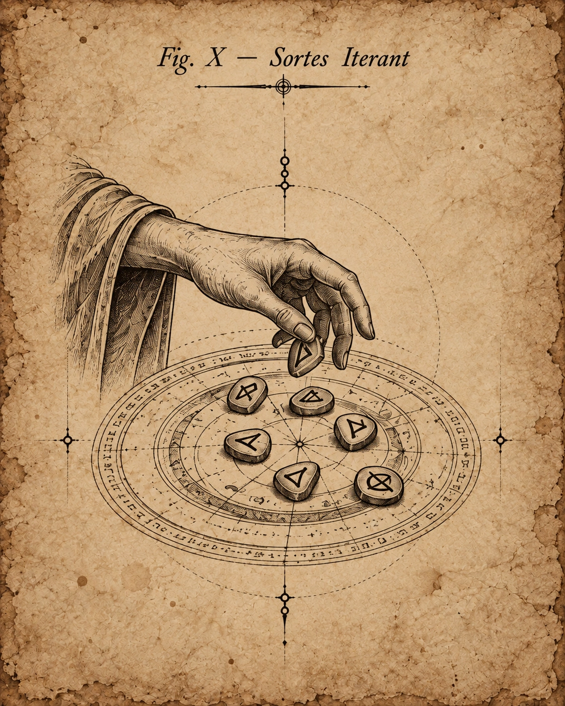 Fig. X — Sortes Iterant, the Lots Repeat.