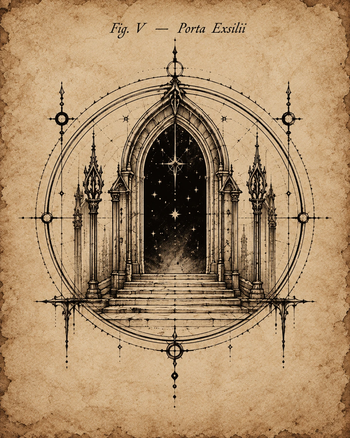 Fig. V — Porta Exsilii, the Gate of Banishment.