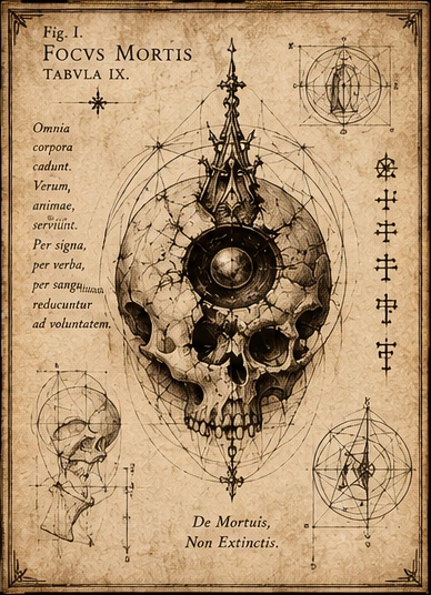 Fig. I — Focus Mortis.