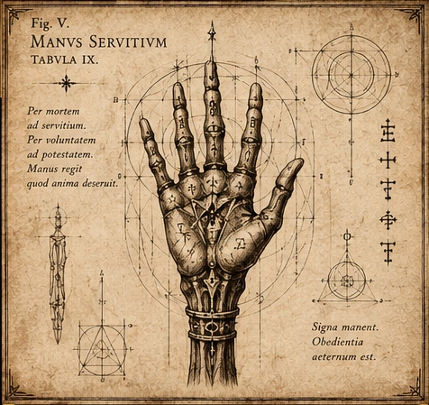 Fig. V — Manus Servitium.