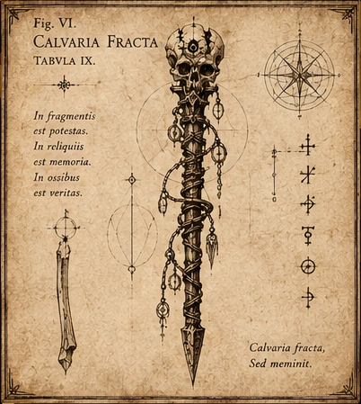 Fig. VI — Calvaria Fracta.