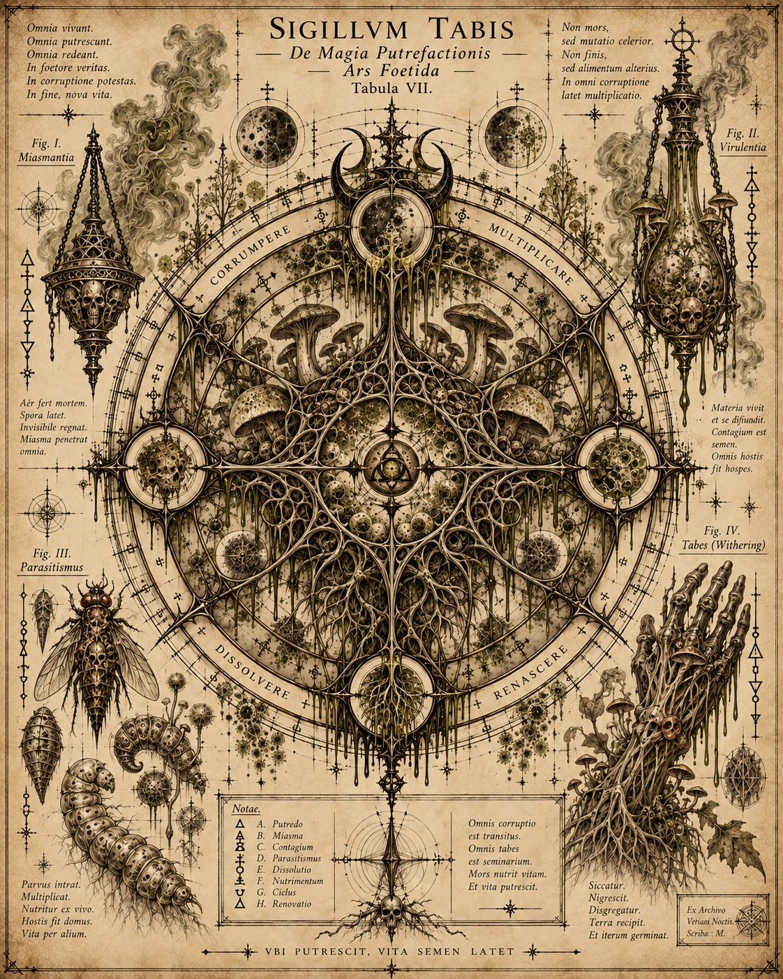 Sigillum Tabis — the forbidden sigil of Blight Magic.