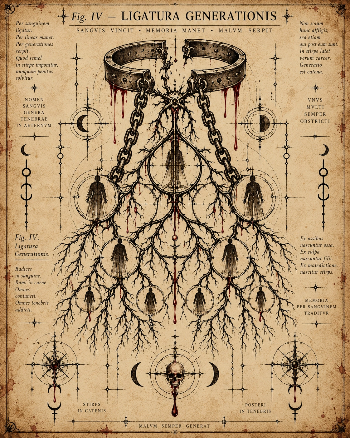 Fig. III — Curses, Vincula Diuturna, the Lasting Bonds.