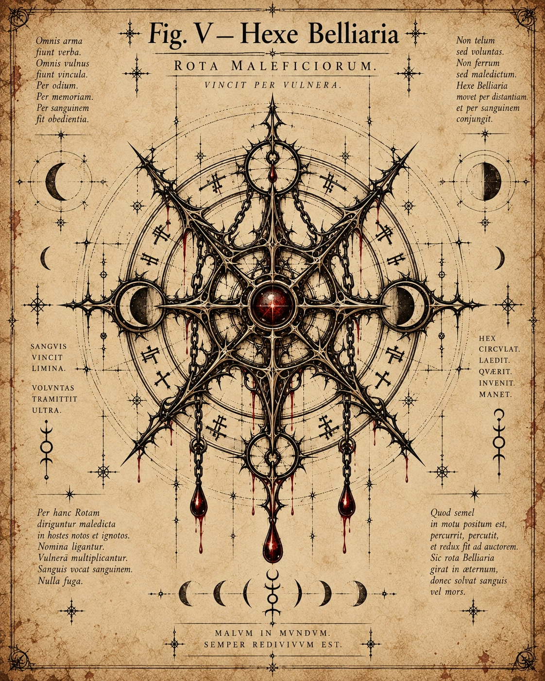 Fig. VII — Fata-Vincula, Probabilitatis Deformatio, the Bonds of Fate.