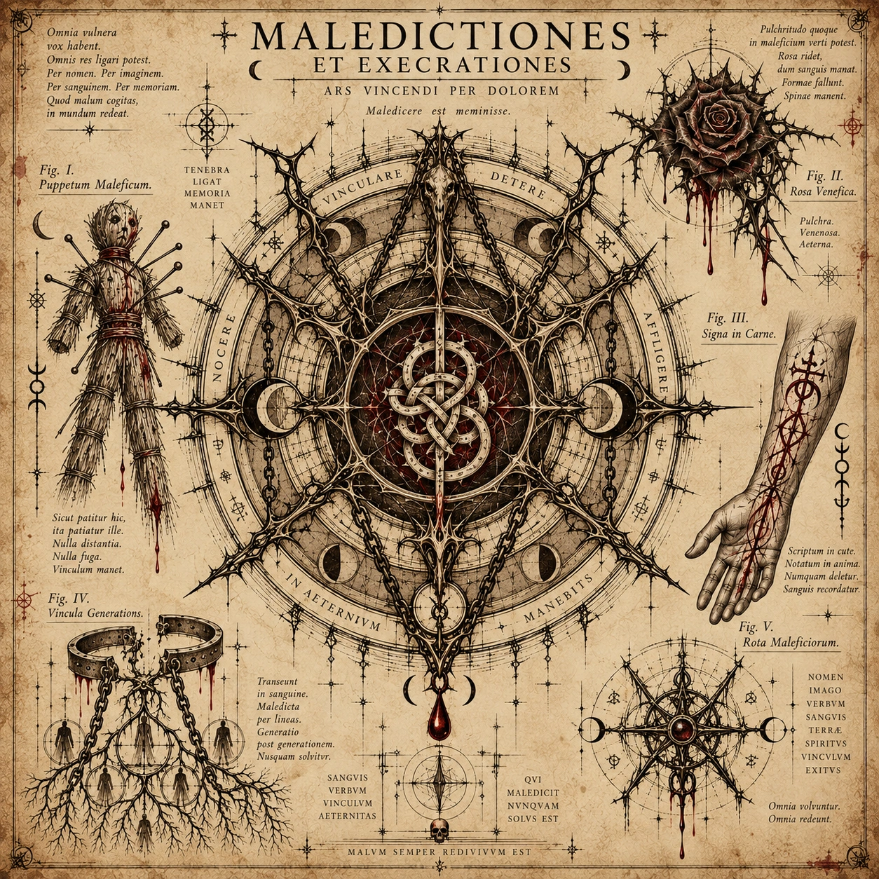The principal sigil and occult atlas of the School of Curses and Hexes.