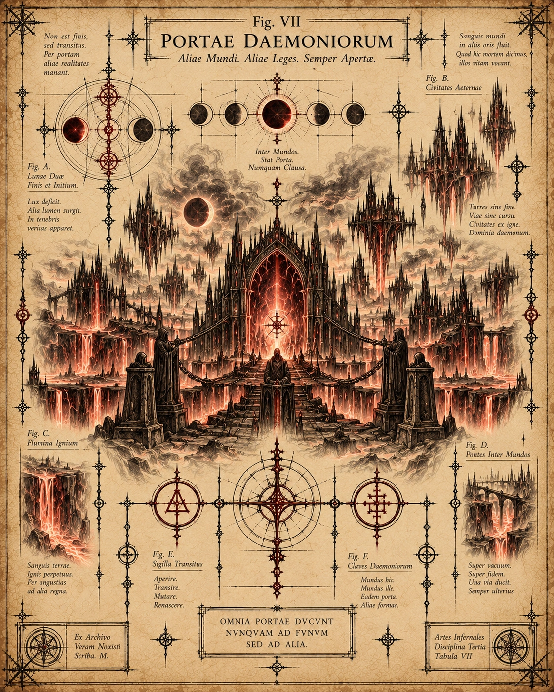 Fig. VII — Portae Daemoniorum, the Gates of Daemons.