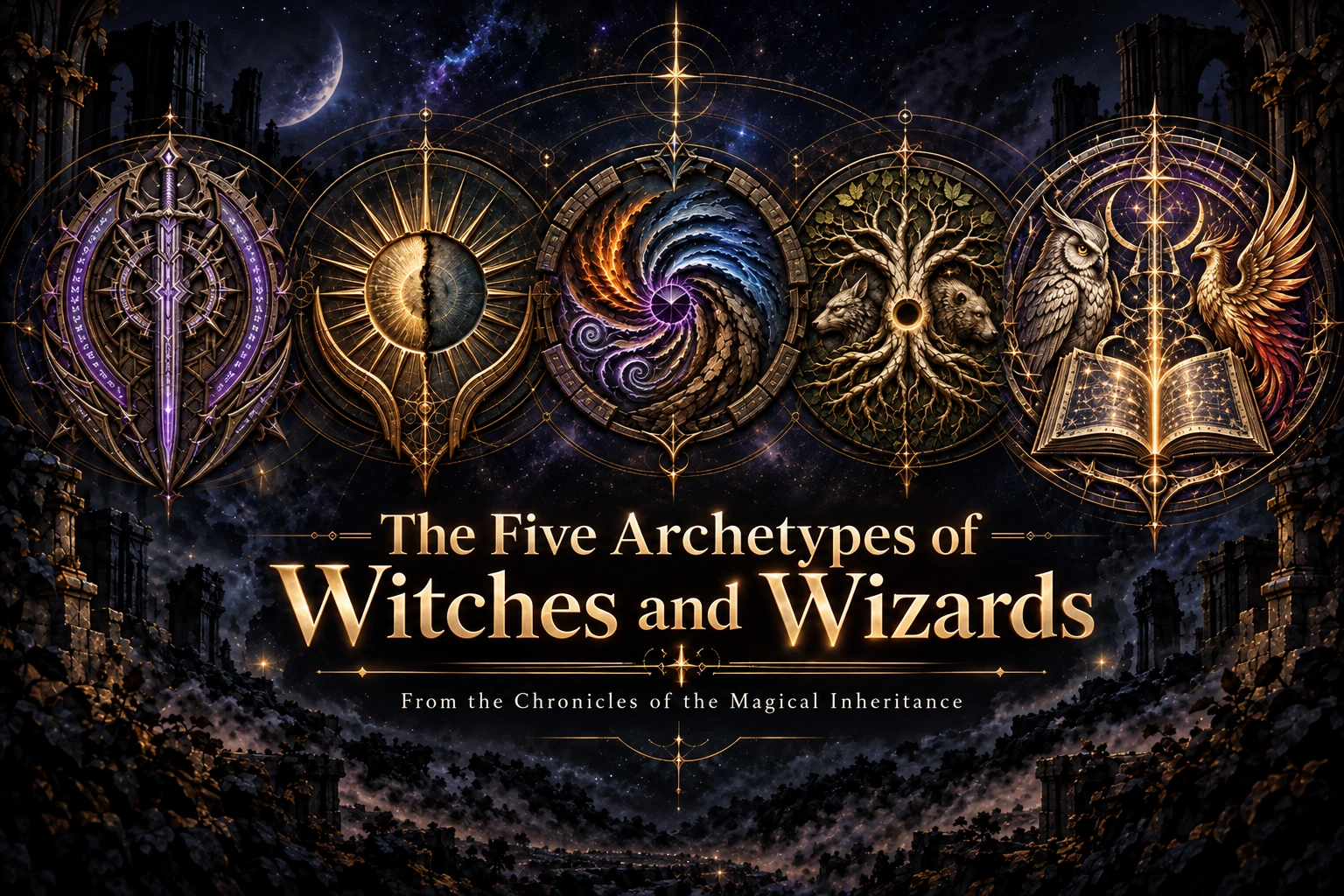 The Five Archetypes of Witches and Wizards